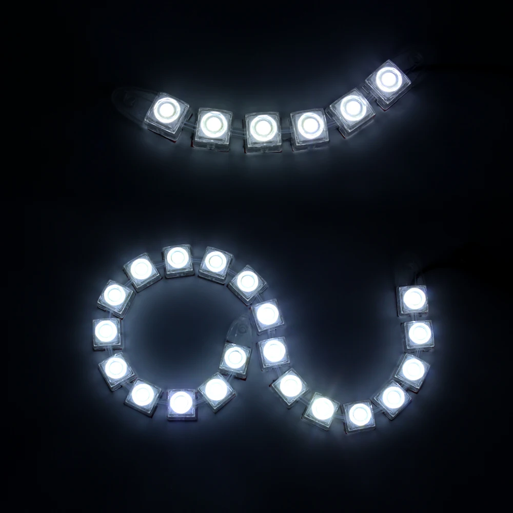 2 шт. Автомобильные светодиодные ленты для дневных ходовых огней|Сигнальная