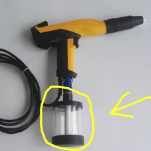 Портативная машина для испытания порошкового покрытия испытательная пушка баррель маленький резервуар для порошка малая флюидзация