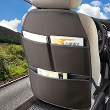 Универсальная автомобильная сумка для хранения, коробка, сумка на заднее сиденье, органайзер, держатель на заднее сиденье, карманы, защита для автомобиля, автомобильные аксессуары для детей