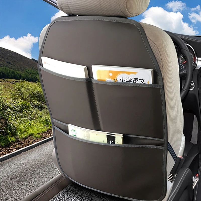 

Universal Car Storage Bag Box Back Seat Bag Organizer Backseat Holder Pockets Car-styling Protector Auto Accessories For kid