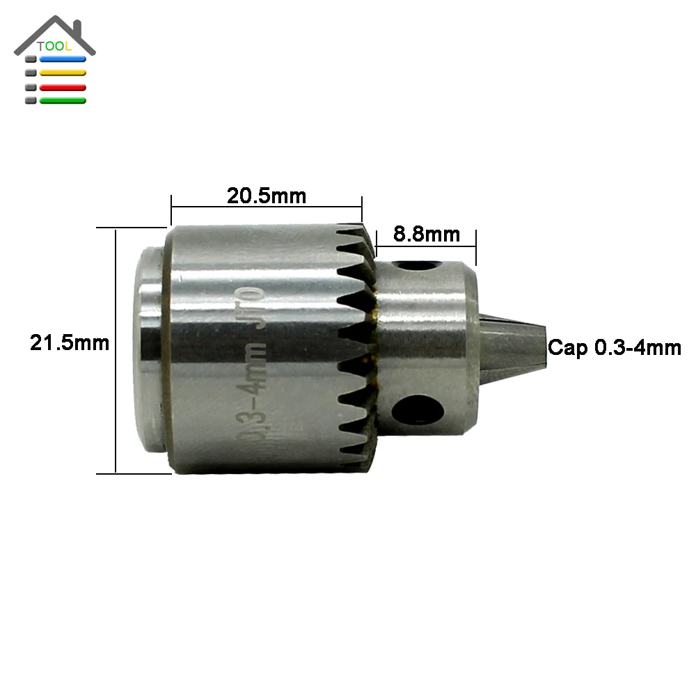 AUTOTOOLHOME Mini патрон для электрической дрели 0 3 4 мм JT0 конусный токарный печатная