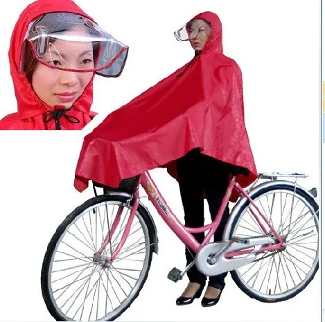 raincoat on bike