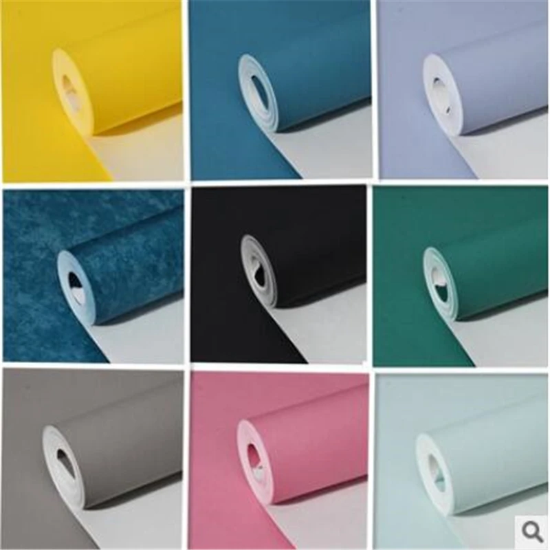 Beibehang Modern minimalist blue yellow matte black wallpapers Mottled blue solid bedroom living room den wallpapers Beibehang Modern minimalist blue yellow matte black wallpapers Mottled blue solid bedroom living room den wallpapers