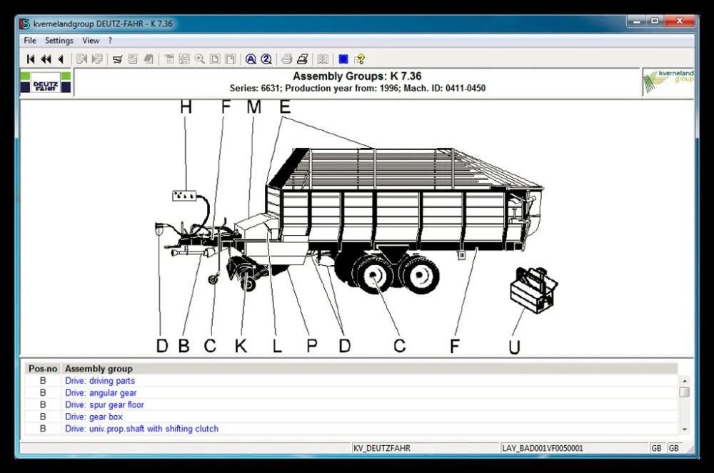 Deutz-Fahr AG каталог деталей v5.0.1 [2010]