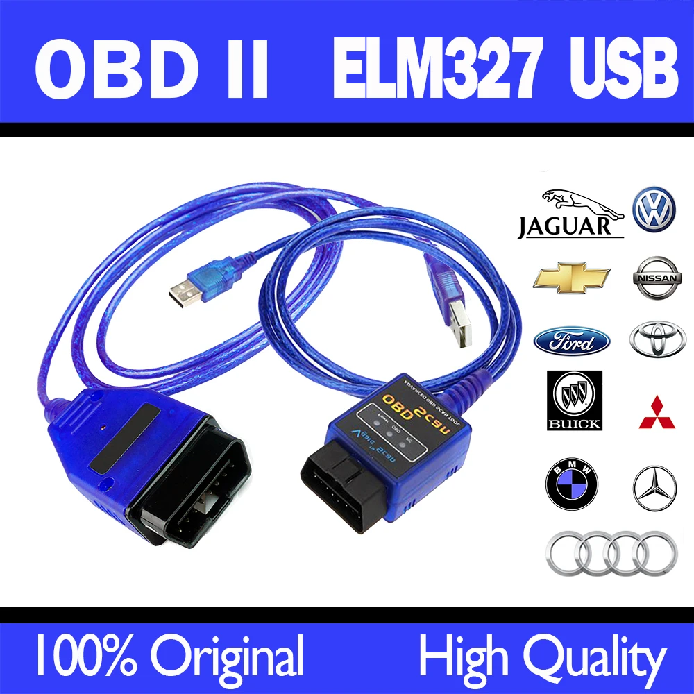 Prix pour Nouveau! OBD2/OBDII ELM327 USB Pour Audi VW OBD 2 SCAN Câble De Diagnostic Outil D'analyse Interface Prix pour Nouveau! OBD2/OBDII ELM327 USB Pour Audi VW OBD 2 SCAN Câble De Diagnostic Outil D'analyse Interface
