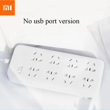 Xiaomi Mijia блок питания 3 6 8 портов штепсельная розетка включение/выключение питания 2500 Вт 10 А защита от перегрузки для офиса дома mihome