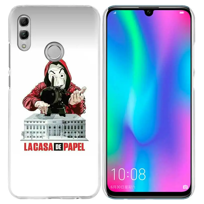 Чехол tv La Casa De Papel для huawei Honor 8X Y9 9 10 Lite Play 8C 8S 8A Pro V20 20i 10i Y6 Y7 Жесткий ПК чехол для телефона