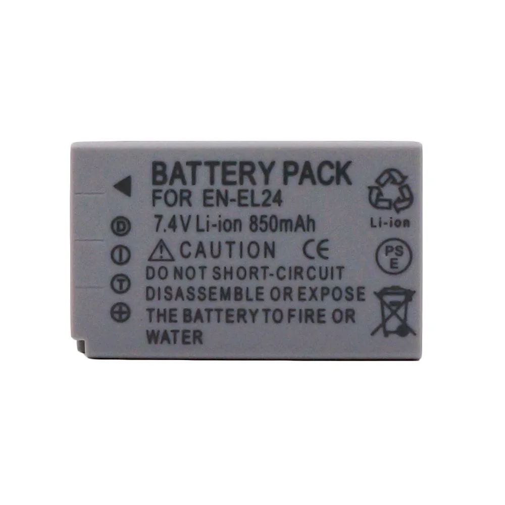 WHCYonline 850mAh EN EL24 ENEL24 Аккумулятор для камеры NIKON 1 J5|battery for nikon|camera batterybattery camera |