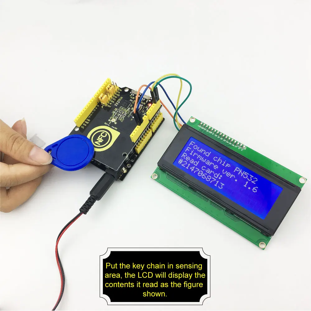 Экран контроллера Keyestudio PN532 NFC/RFID для arduino uno r3|Аксессуары демонстрационных