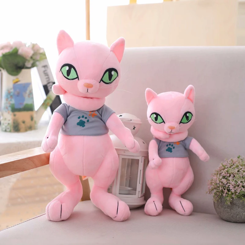 1 шт. 30 Вт 40 см Kawaii моделирование кошка плюшевая креативная игрушка плюшевое