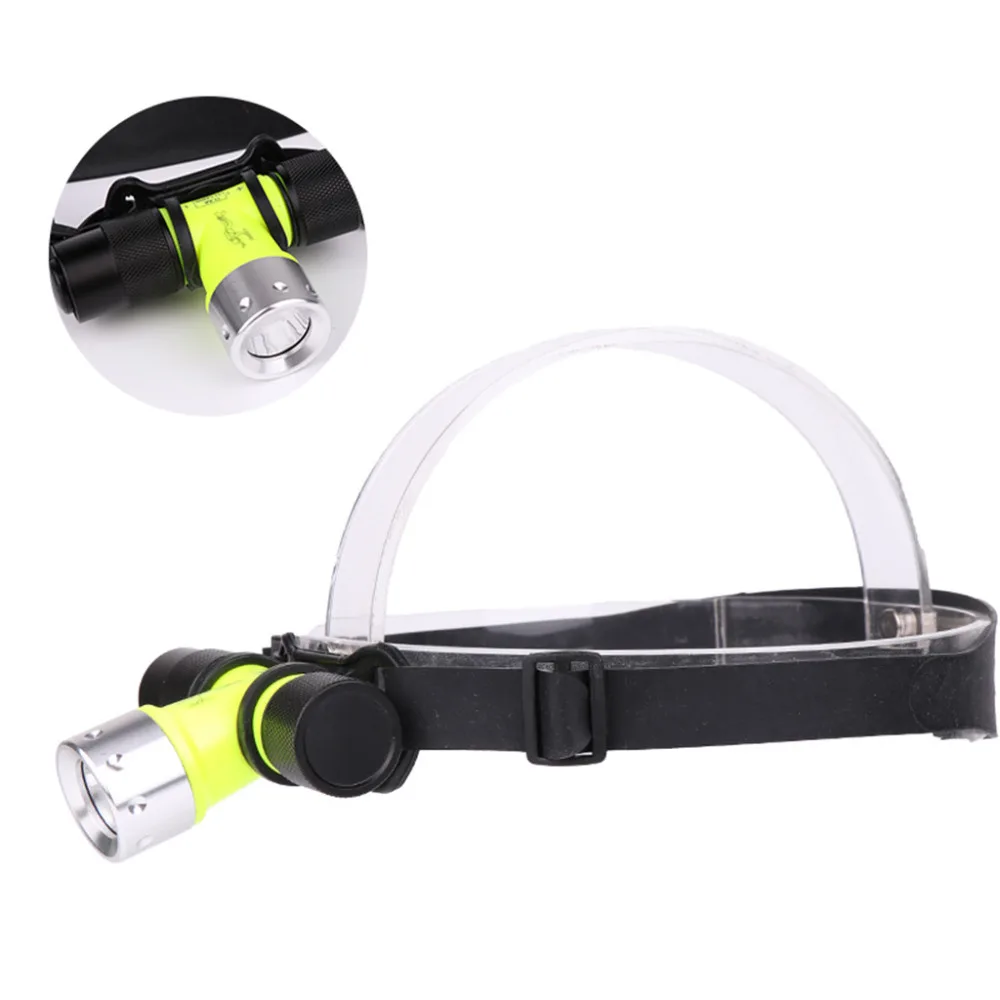 

Waterproof XML T6 3 modes Diving Headlight Headlamp Underwater Swimming Dive Head Light Torch Lamp Lighting Flashlight #sx