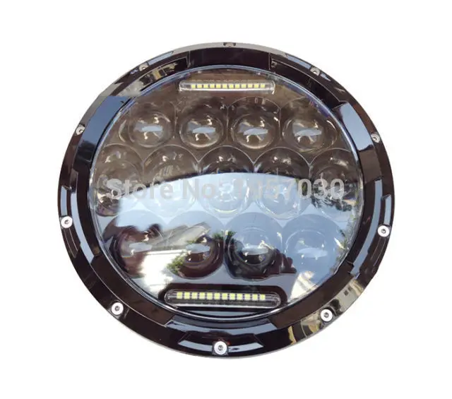 

1piece 2018 HOT ATV offroad 4x4 USE Accessory 75w 7inch round car LED Headlight Hi/low beam LED headlight