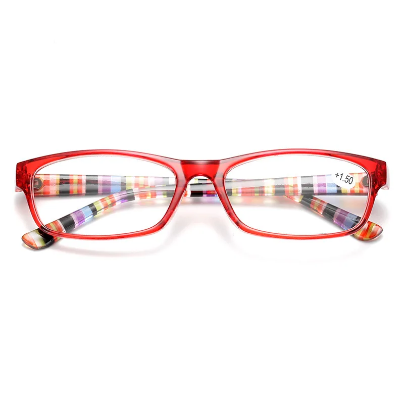 New reading glasses for men and women in 2019 with rectangular ultra-light frame mosaic pattern presbyopic glasses 1.0.1.5.2.0.2