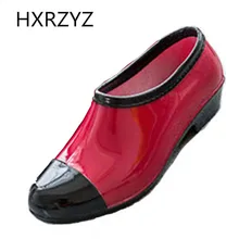 Frauen wasser schuhe Frühjahr/herbst und sommer halbschuhe weibliche rutschfeste mode gummistiefel regen schuhe vielzahl von farbe regen stiefel