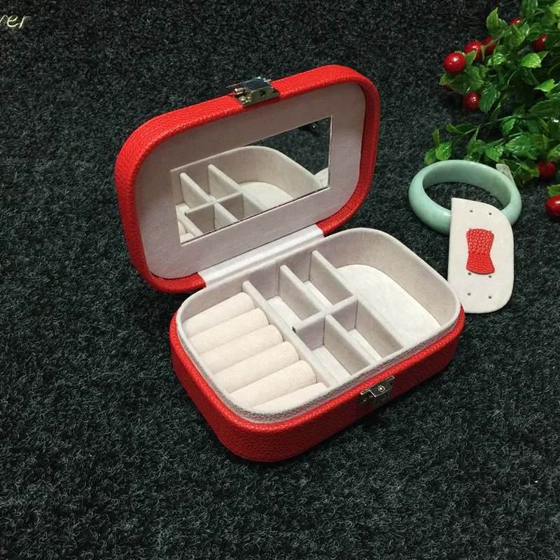 Jewelry Box Jewelry Organizer Ring Box Bracelet Case Earring Holder Hot Organizador de joyas boite bijoux jewellery organizer