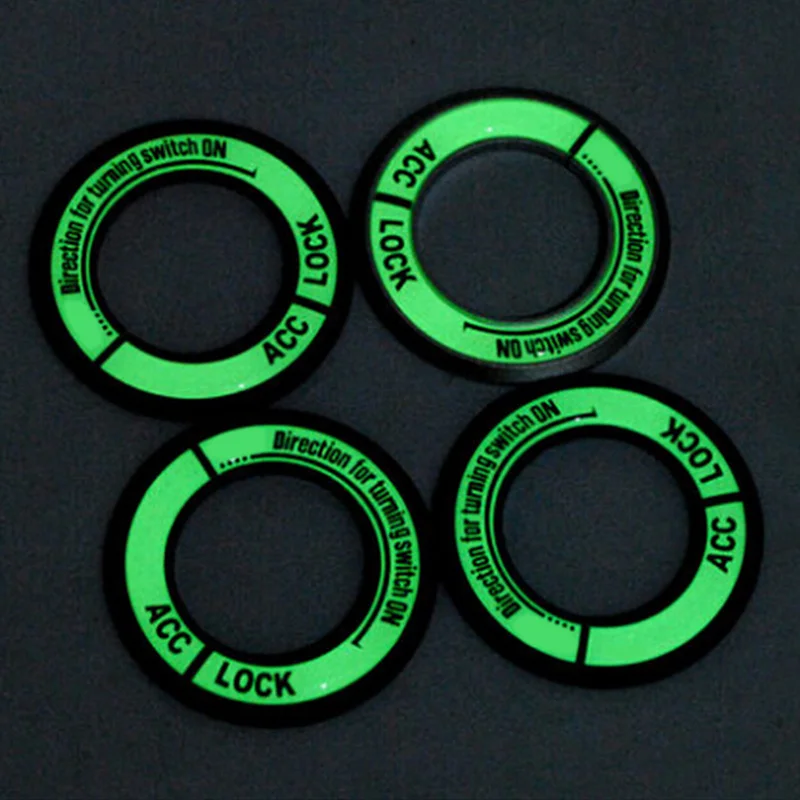 

Luminous Ignition Key Ring Switch Cover Sticker For KIA Sportage RIO Soul Forte K3 K5 Sorento Ix35 Ix30 Verna Solaris Sonata