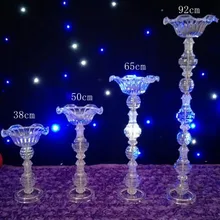 10 шт. прозрачный акриловая Цветочная ваза центральные