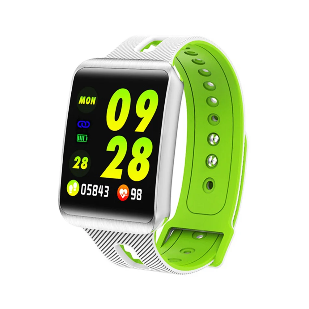 

GT98 Curved Screen Smart Watch Men Heart Rate Monitor 15 Day Standby Fitness Bracelet Activity Tracker Replaceable Strap P30