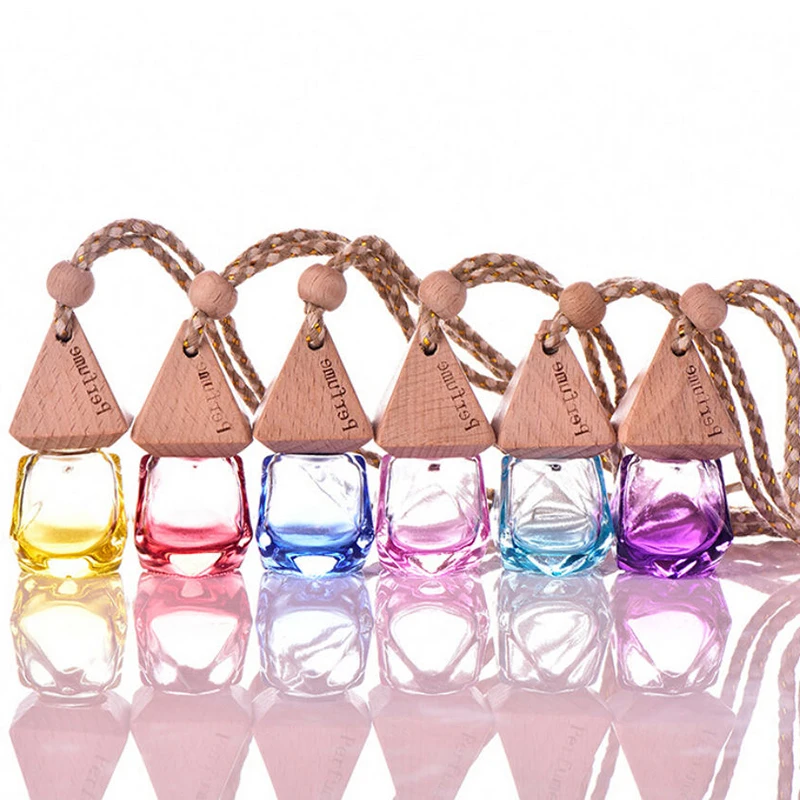 

6ml Mini Perfume Spray Bottle Glass Portable Travel Cosmetic Container Perfume Bottle Random color 1pc