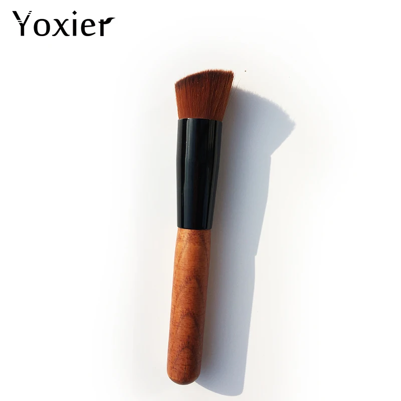 High Quality Makeup Brushes Oblique Head Foundation Brush Professional Single Makeup Brush Blending/Contour/Cheek Blusher 1PCS