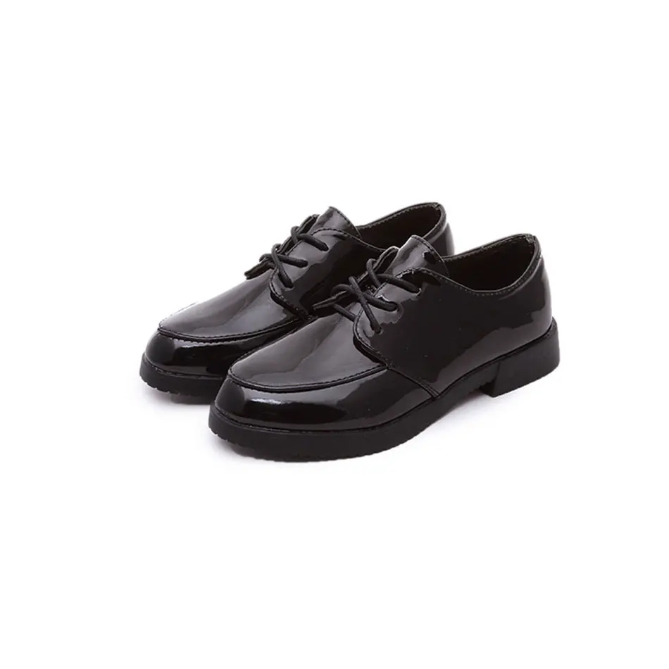 Online Whole Children Shoes Boys Wedding From China Msmax Children Leather Shoes Boys Lace Up Formal School Wedding Daily Breathable Black Red Loafers