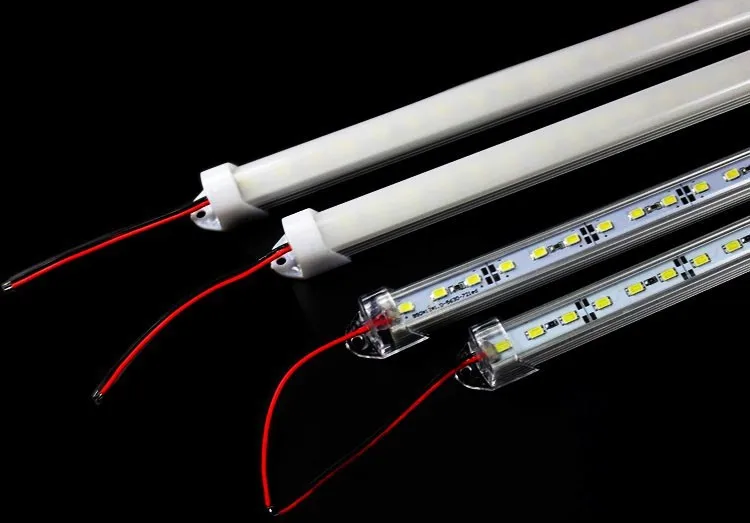 5PCS/Lot 7W 5630 LED Bar U Groove Light 50CM 72LEDs/M LED tube hard