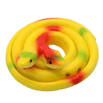 

70CM Simulation Novelty 1Pcs Snake Terrifying Toy Rubber Snakes April Fools' Day Tricky Snake Rattlesnake Funny Scary Toys