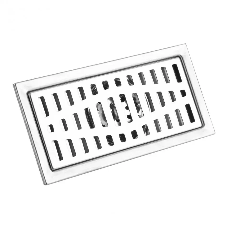 Fdit Rectangle Long Drainer Stainless Steel Floor Drain Bathroom