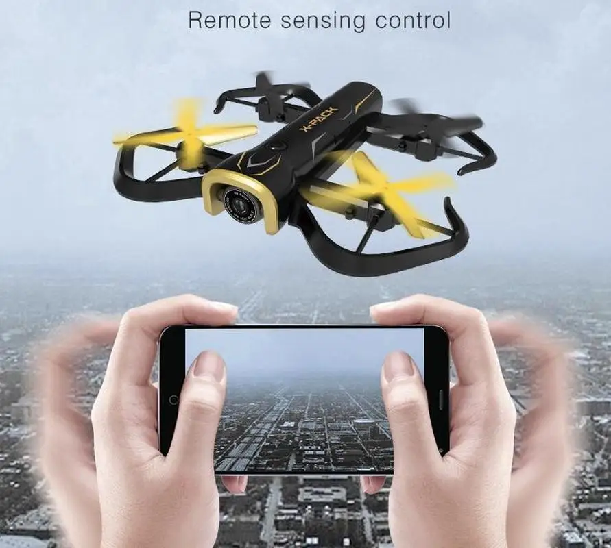  Foldable Altitude Hold FPV Quadcopter XT-5 720P Camera Drone Foldable Headless 2.4GHz 6-Axis Gyro R