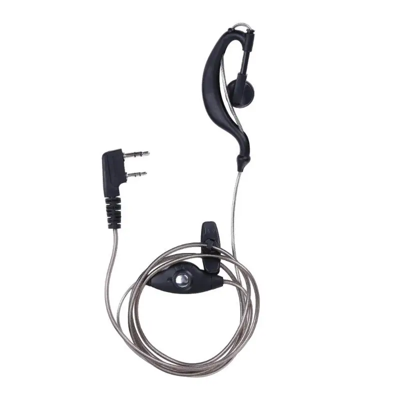 2 Pin Covert Акустическая трубка Гарнитура, функция PTT Горло микрофон наушники для Baofeng UV5R для Kenwood KPG автомобильные аксессуары