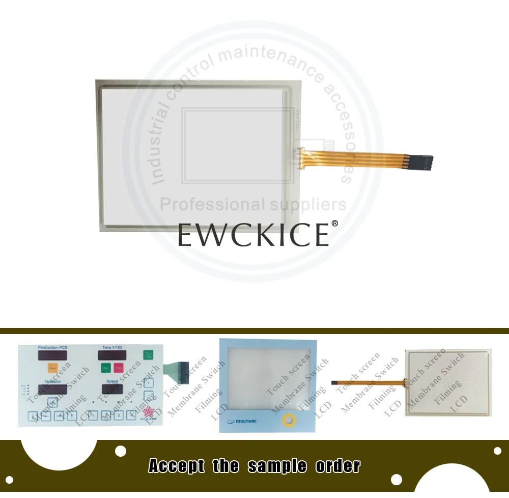 Новый 91-09502-00B HMI plc сенсорный экран панели мембранный сенсорный экран