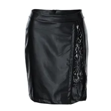 KLV/мини-юбка мода Летний стиль женские юбки в стиле casual вечерние девочек Литер кружевная Униформа Плиссированная Юбка Femme 5,6