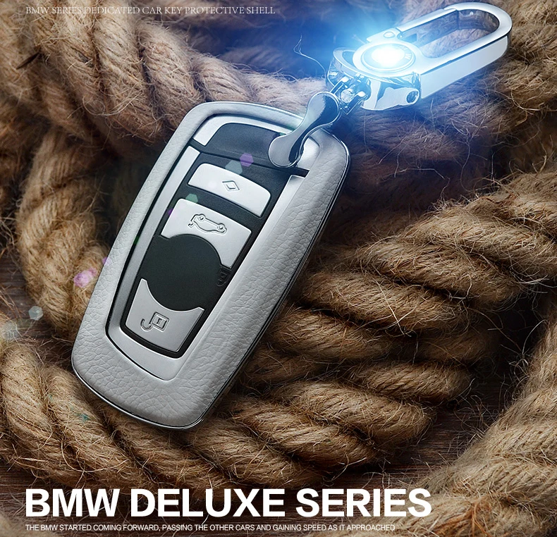 Чехол ShinMan для ключей BMW X3 X4 M5 M6, защитный чехол для ключей, чехол для ключей 1 серии 2 3 4 5 6 7, чехол для ключей из коровьей кожи