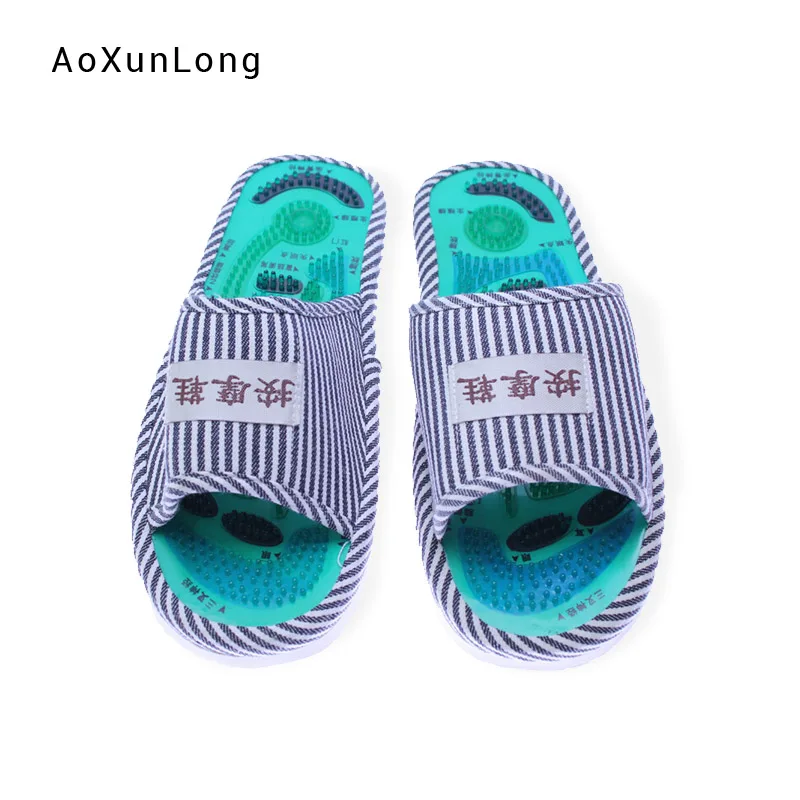 AoXunLong; Новое поступление; женские тапочки; Taichi Acupoint; обувь для магнитотерапии; домашняя обувь для ухода за здоровьем; нескользящие массажные женские шлепанцы
