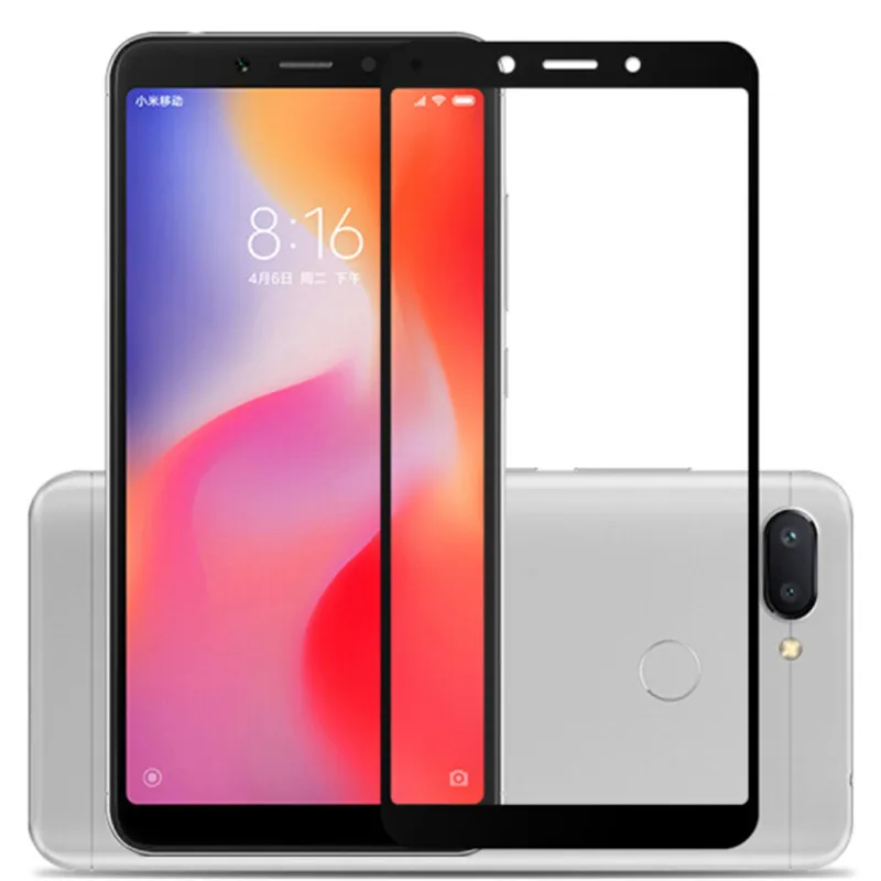 

Full Cover Tempered Glass For Xiaomi Redmi 6 6A 6 Pro Note 6 Pro Redmi6 Redmi6 Note6 A Screen Protector Protective Film