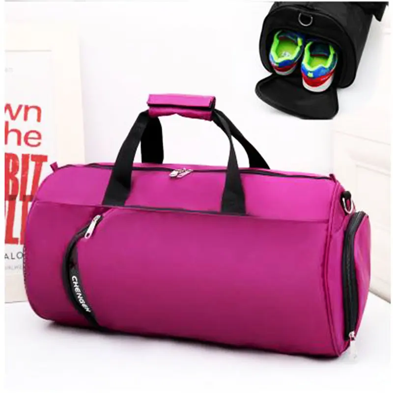 Распродажа, нейлоновый ремень, сумки для спортзала, мужская спортивная сумка для занятий йогой, сумка на одно плечо, водонепроницаемая пляжная сумка через плечо - Цвет: Purple