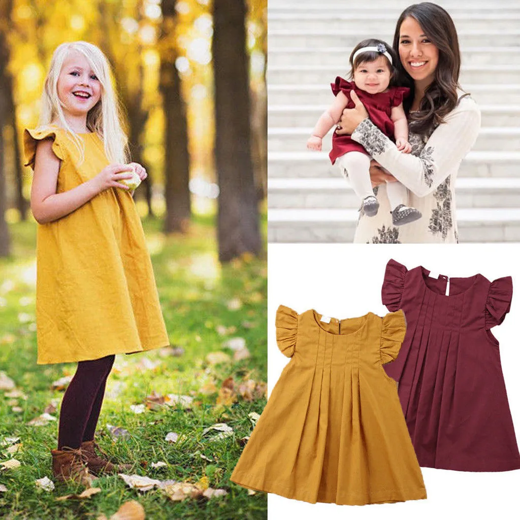 

MUQGEW baby dresses girl baby girl party dress long sleeve dress for girls 10 to 12 years newborn baby girl clothes summer #p6