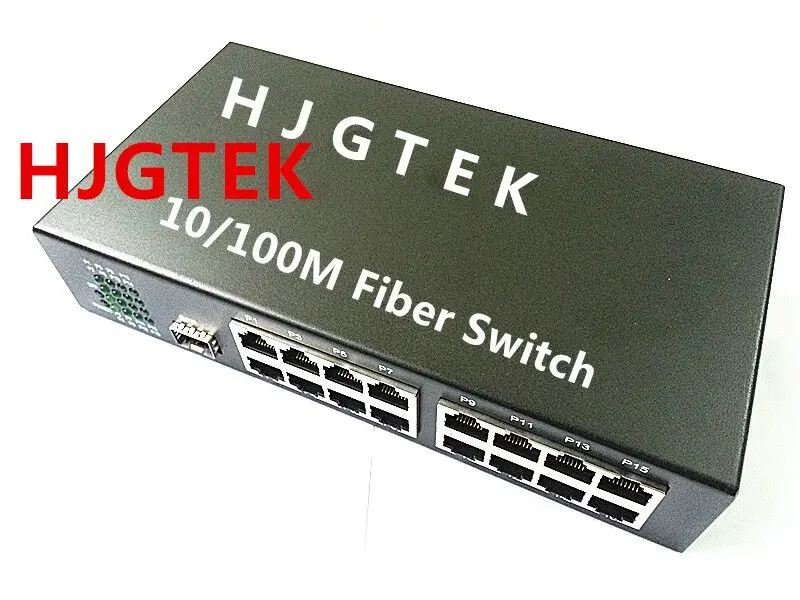High quality Single mode dual fiber SFP 10/100Mbps 16port to