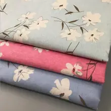 Daffodil Мешковина, холст с принтом льняная хлопковая ткань Скатерть Подушка текстильная ткань DIY шитье стеганая износостойкая ткань