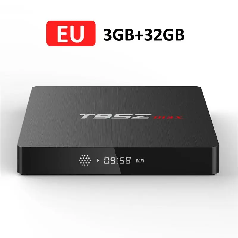 3GB 32GB T95Z MAX S912 HD интеллектуальная сеть плеер Android 7,1 3 ГБ+ 32 ГБ ТВ коробка Двойной Wi-Fi Bluetooth V4.1 4K 2K HD телеприставка - Цвет: 3GB 32GB