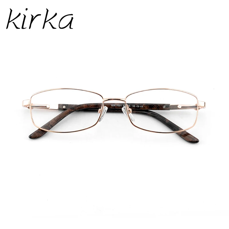 Kirka Retro Metal Optical Eyeglasses Frames For Women Vintage Nerd 