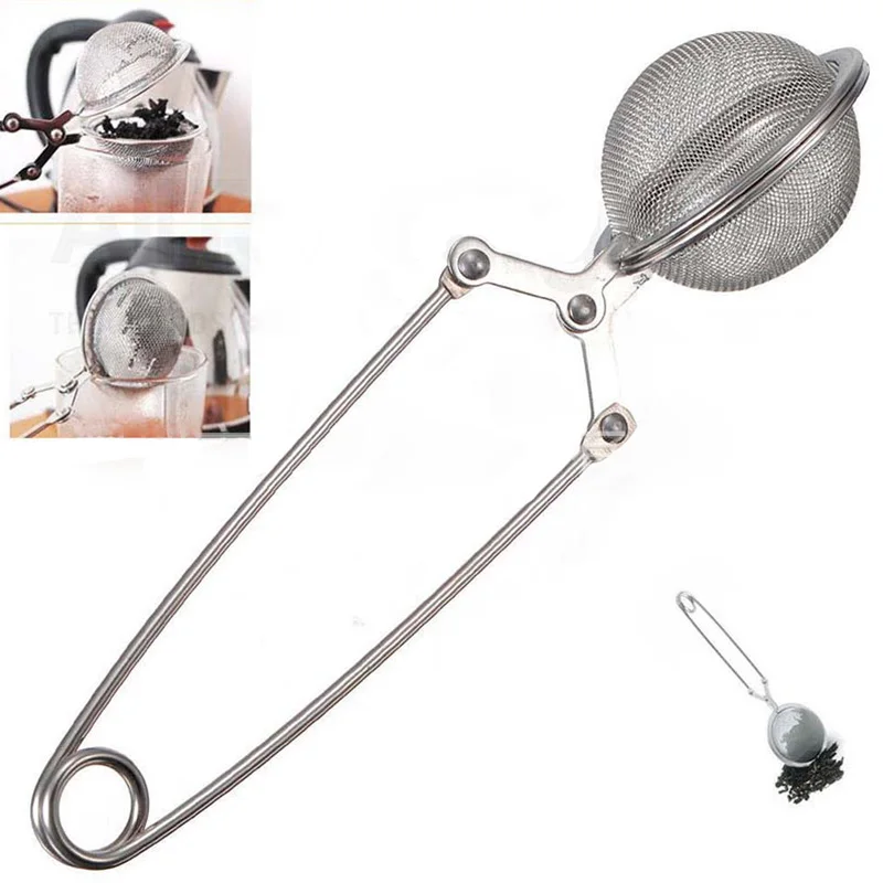 Tea Infuser In Mesh Strainer Stainless Steel Handle Tea Ball Infuser