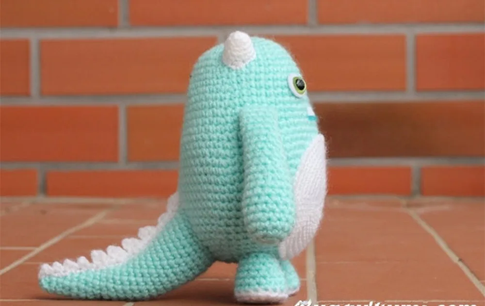 Вязаные игрушки amigurumi погремушка детский Монстр Режим номер w474