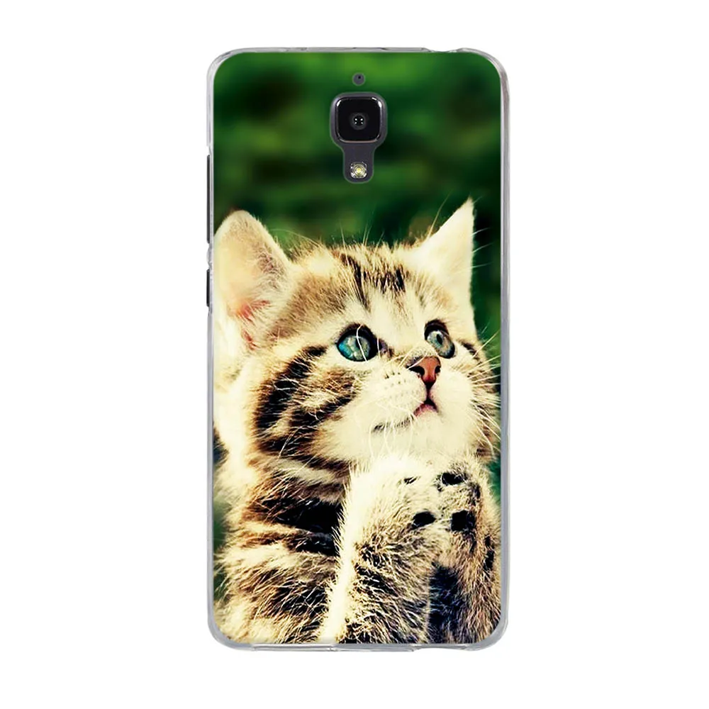 Silicone Case For Xiaomi Mi 4 Case Cover Phone Case For Xiaomi Mi 4 Cover Soft TPU bumper For Xiaomi Mi4 Painted Pattern Cover
