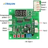 4 Alambre de 2 canales ventilador PWM controlador de temperatura PC ventilador de velocidad del Motor Controlador LED termostato Digital 24 V DC 12 V V disipador de calor ► Foto 1/6