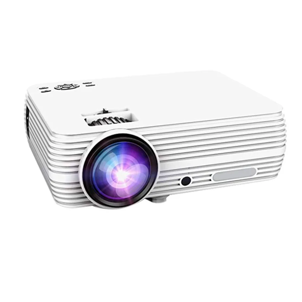 

T5 Smart Wireless Wifi Hd Led Projector Home Mini Micro Portable Mobile Phone Projection Screen Projection US-White
