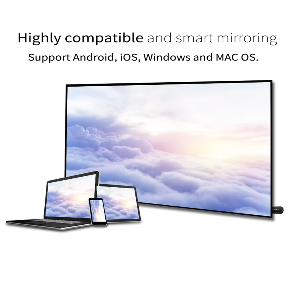 Лидер продаж K6 ТВ Stick 5G 4 K HDMI Miracast Airplay Wi-Fi Дисплей приемник ключа Поддержка для окон Andriod IOS