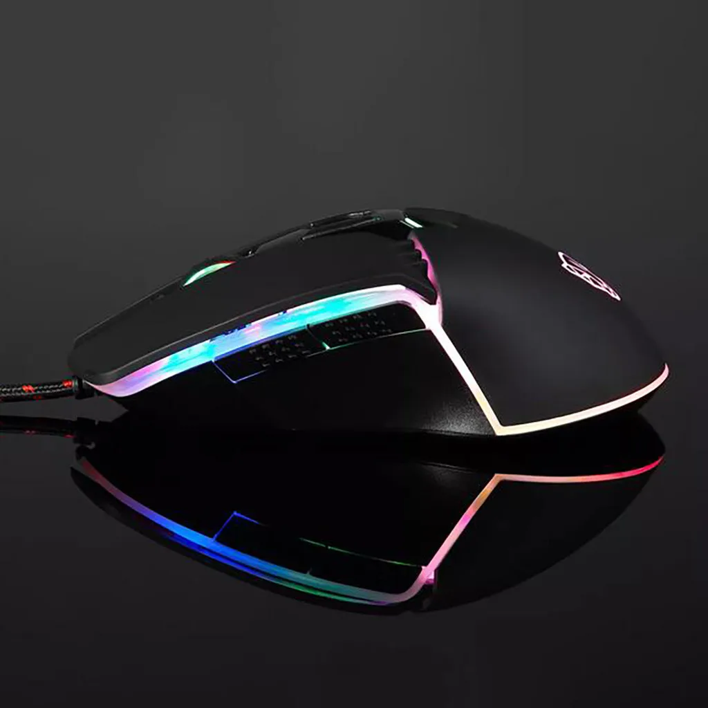 MOTOSPEED V20 8 кнопок 5000 dpi RGB с подсветкой Проводная игровая мышь