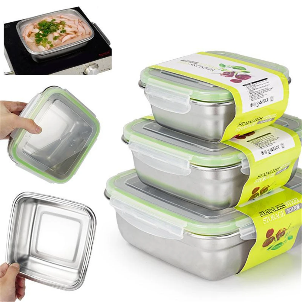 герметичные контейнеры для еды. герметичные контейнеры для еды. герметичные контейнеры для хранения еды. ланч бокс stainless steel. контейнер к-35/1 (ланч-бокс) 223x117x84мм,.