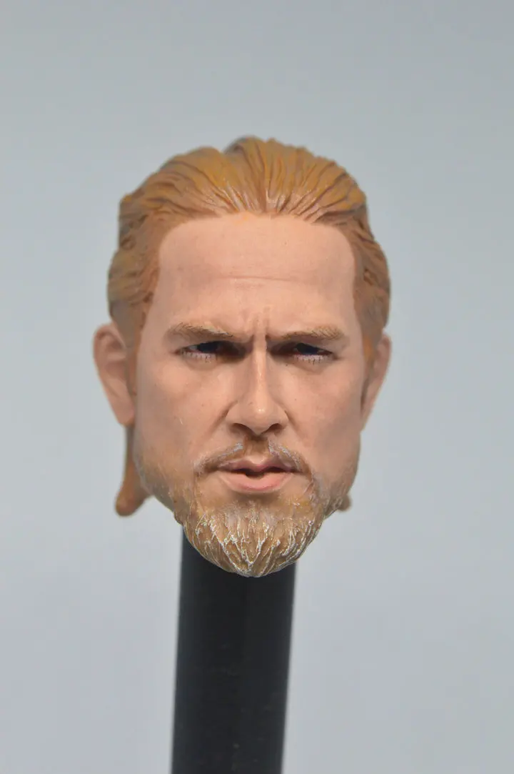 

1/6 Scale Sons of Anarchy Charlie Hunnam star Head Carved F 12" Male Figure body
